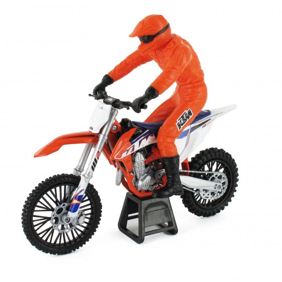 KTM 450 SX-F 1:12 legetøjscrosser med kører - New-Ray - Motocross Parts