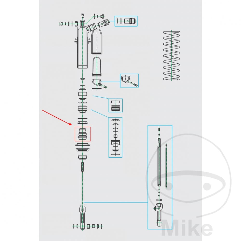 KYB Bump rubber 16x34x59  - KYB
