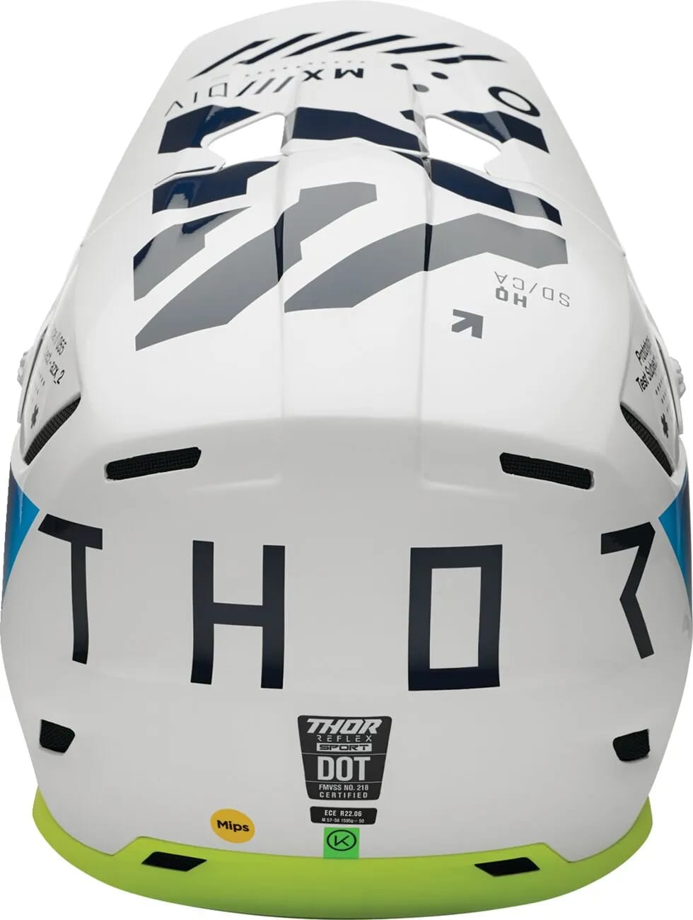 Thor Reflex Sport Strike MIPS hjelm - Navy/Acid - Thor