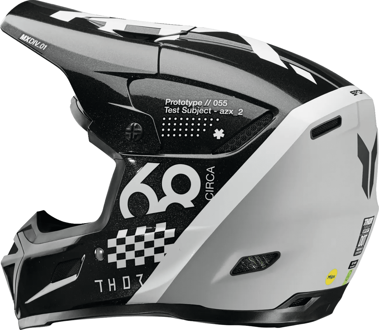 Thor Reflex Sport Riot MIPS Helmet - Black/White - Thor