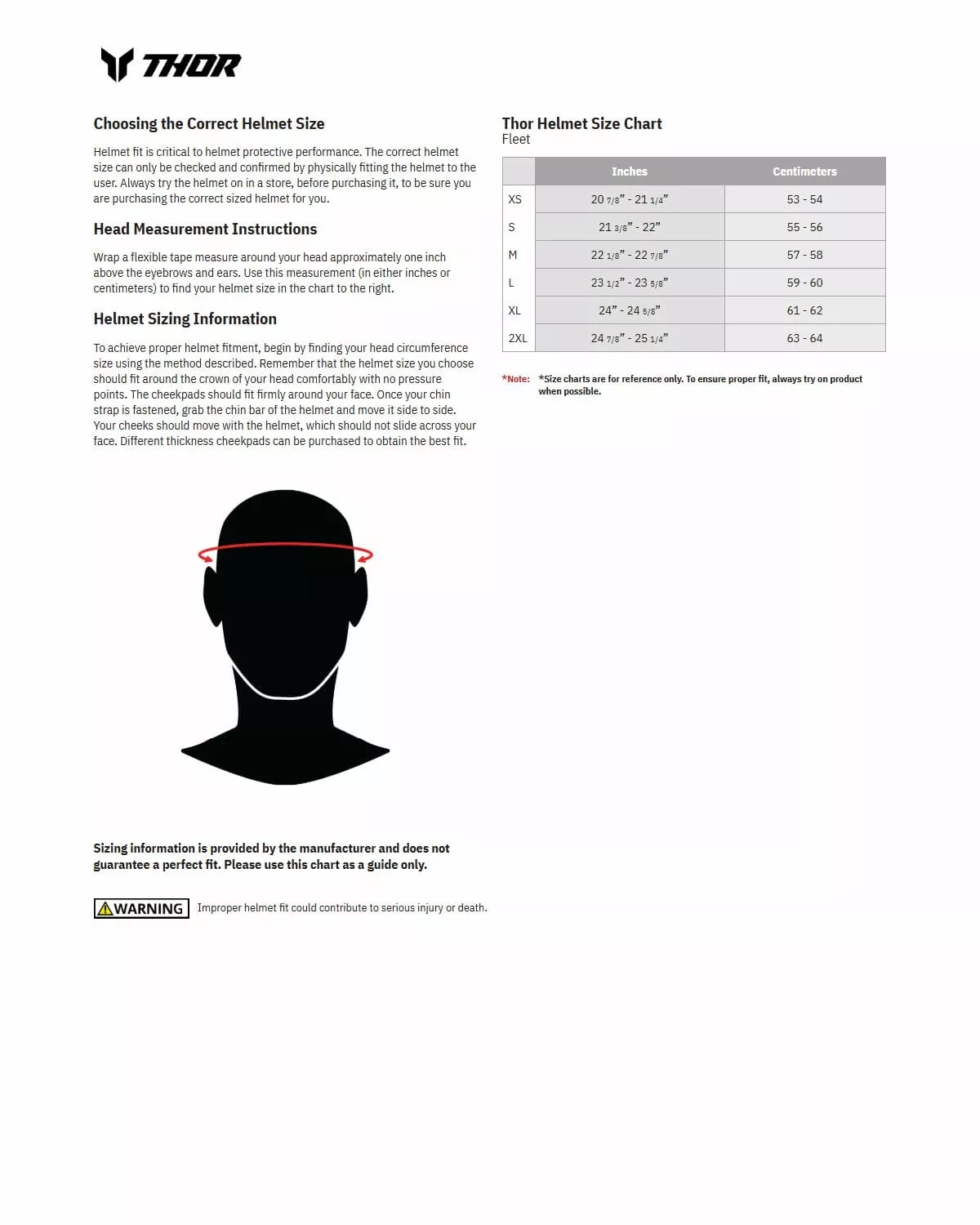 Thor Fleet Hjelm - Forge Rød - Thor