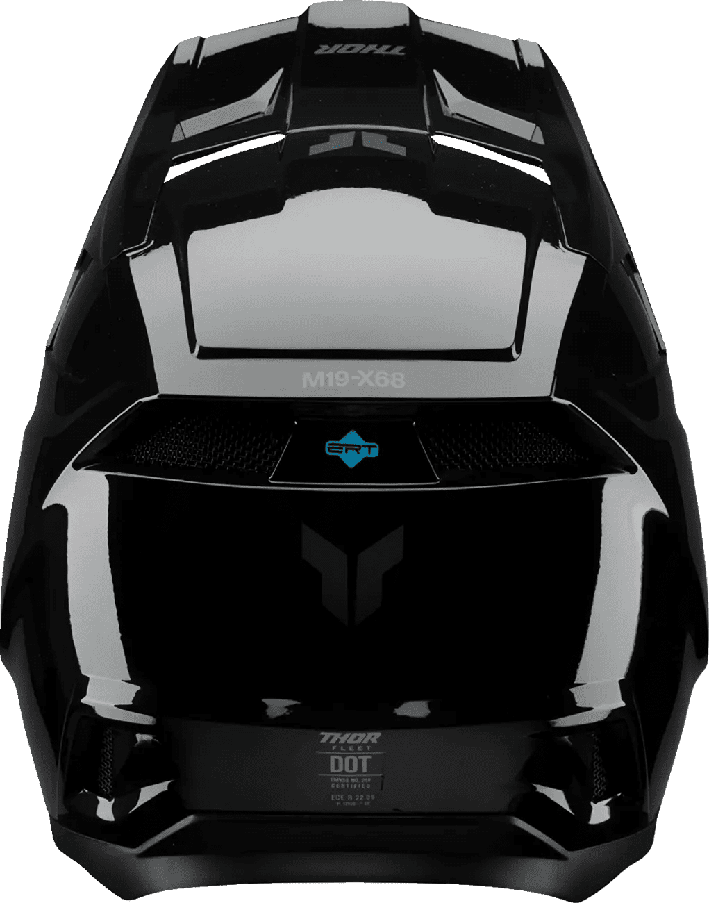 Thor Youth Fleet Blackout Helmet - Gloss - Thor