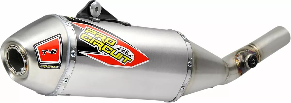 Pro Circuit T-6 Slip-On Silencer MUFFLER T6 KX250 '21 Kawasaki 2020-2024 - Pro Circuit