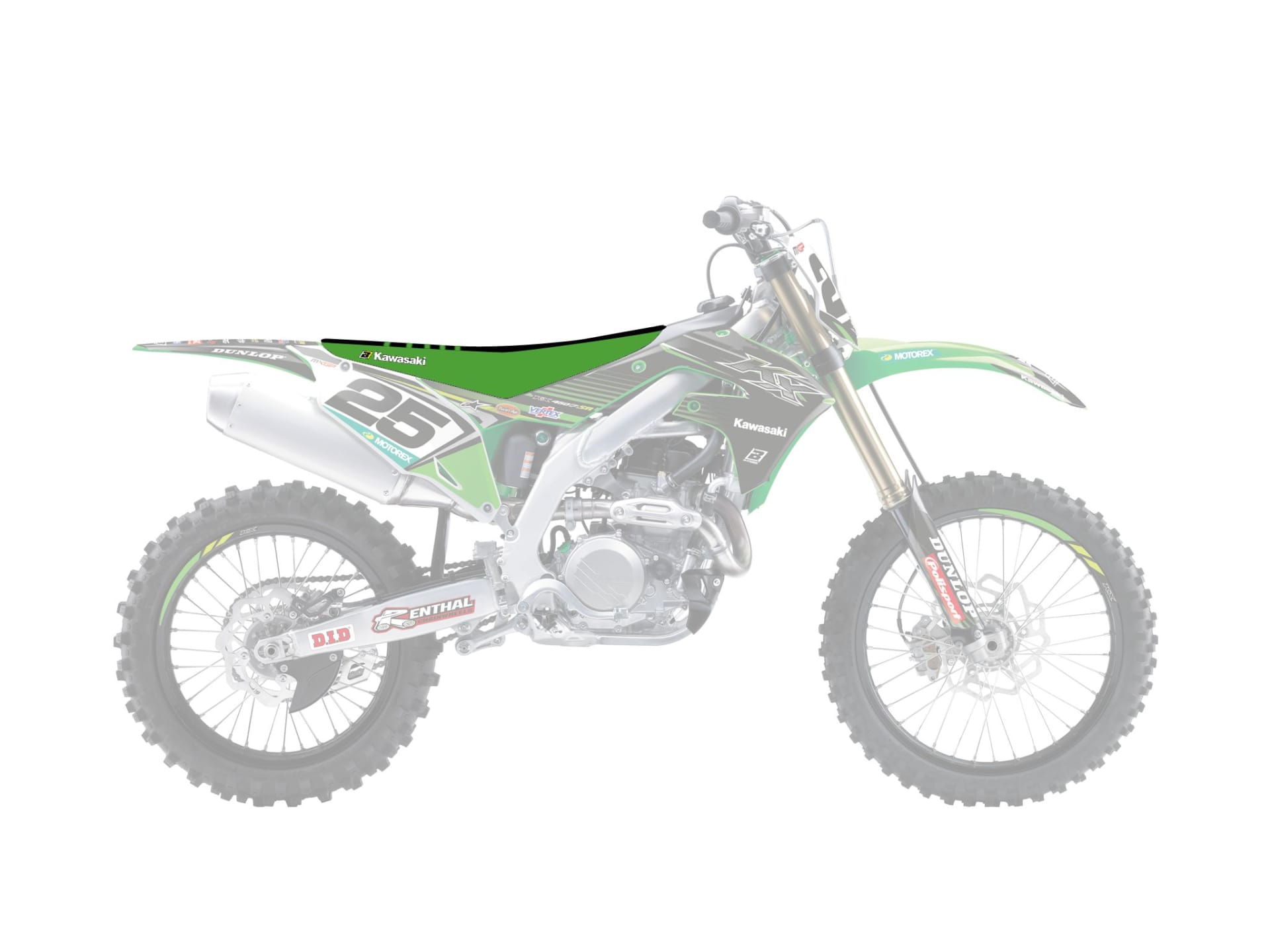 Blackbird Racing Seat Cover Kawasaki KX 450 4T 2019-2024 - Blackbird
