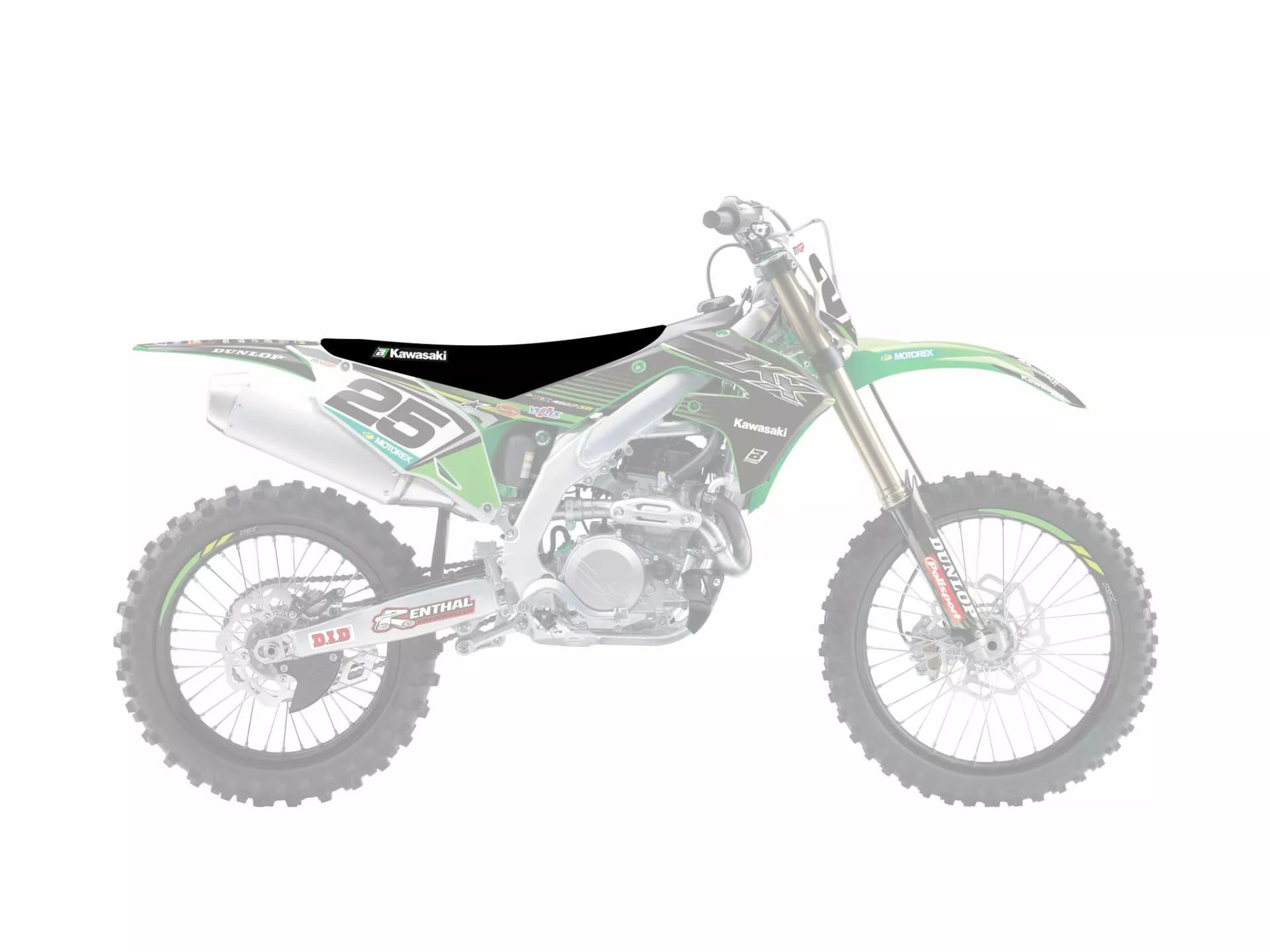 Blackbird Racing sædebetræk Kawasaki KX 450 4T 2019-2023 - Blackbird
