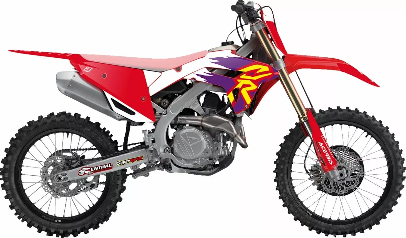 Blackbird Racing Graphic Kit Retro Honda CRF250R/CRF450R 2021-... - Blackbird