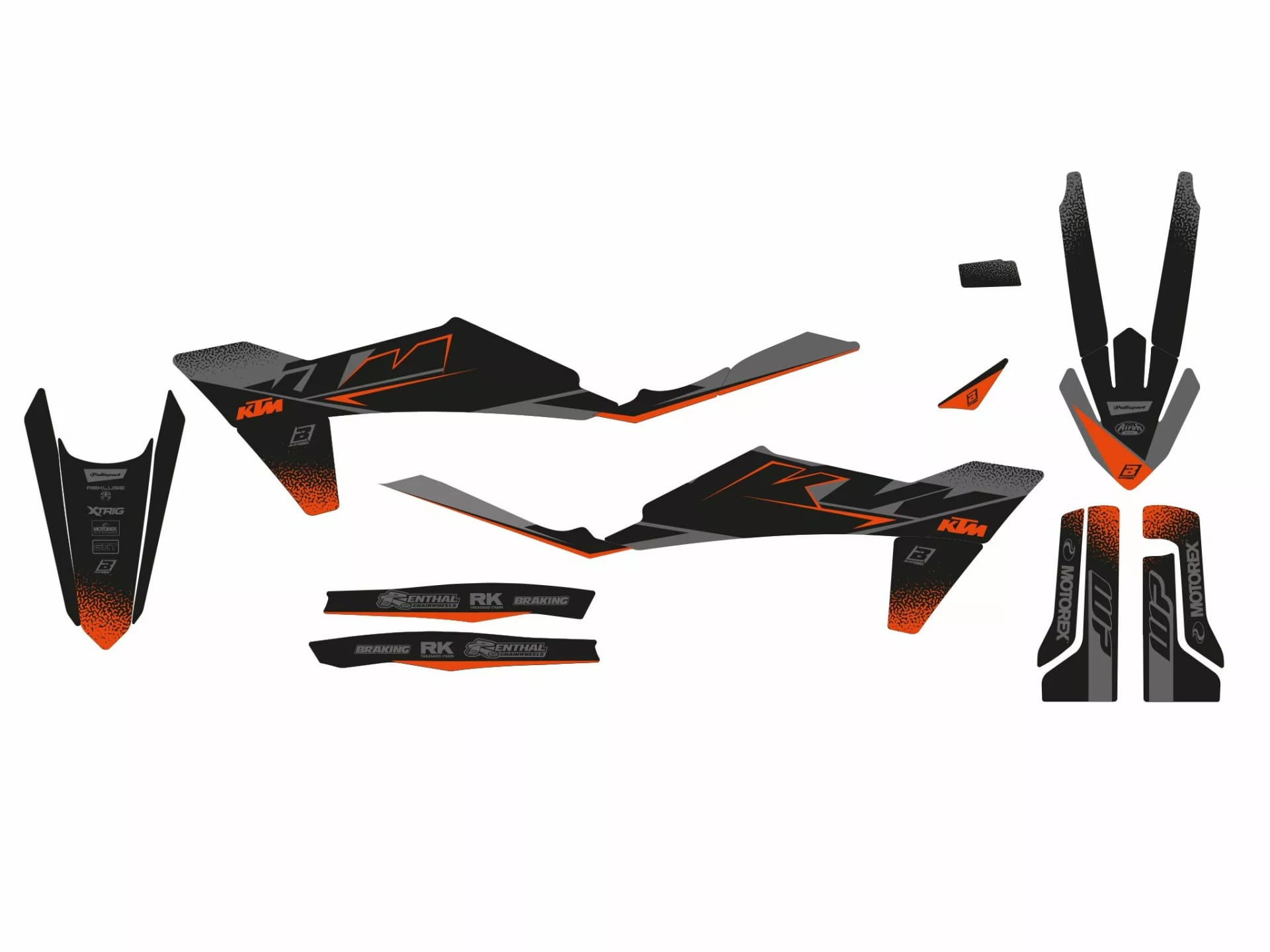Blackbird Racing Graphic Kit KTM 2023-2023 - Blackbird