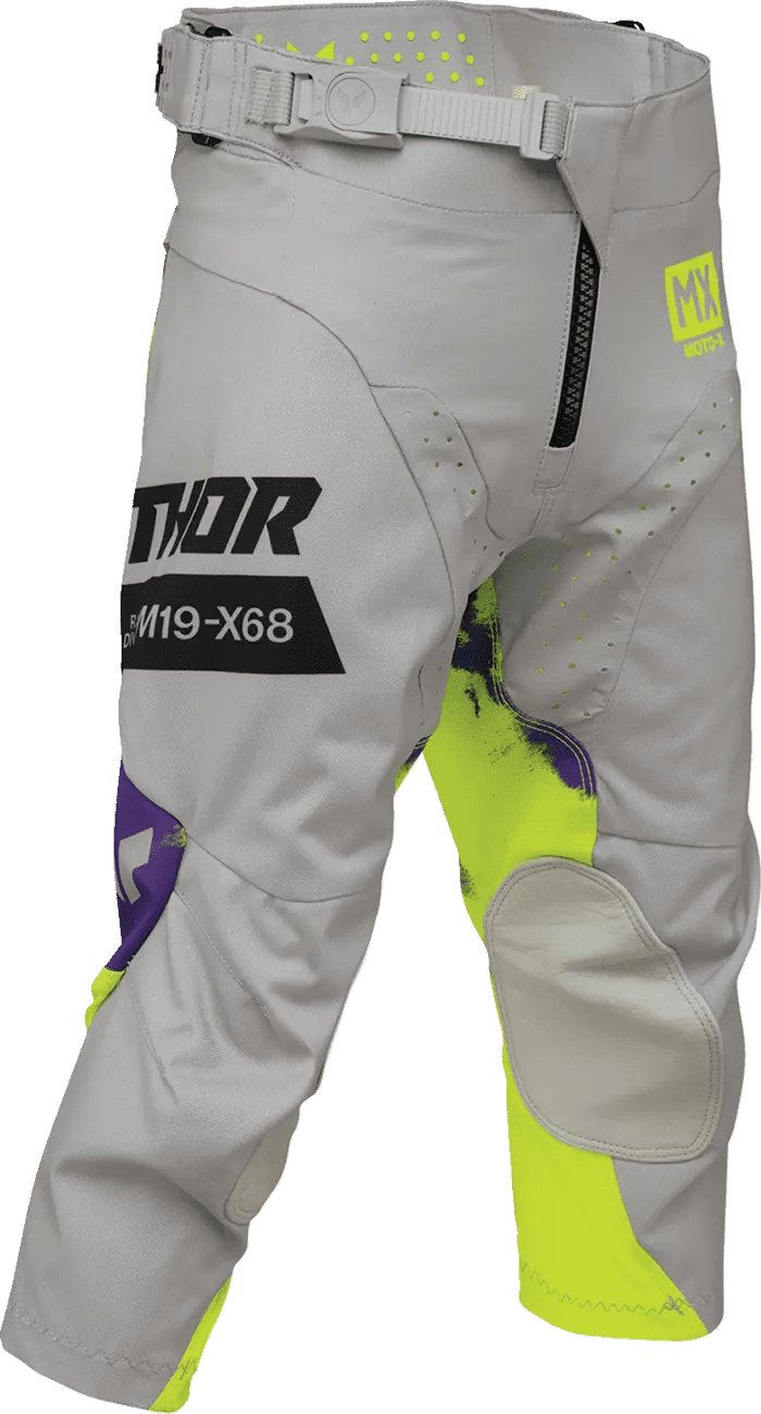 Thor Youth Launchmode Bleach Pants - Gray/Acid - Thor