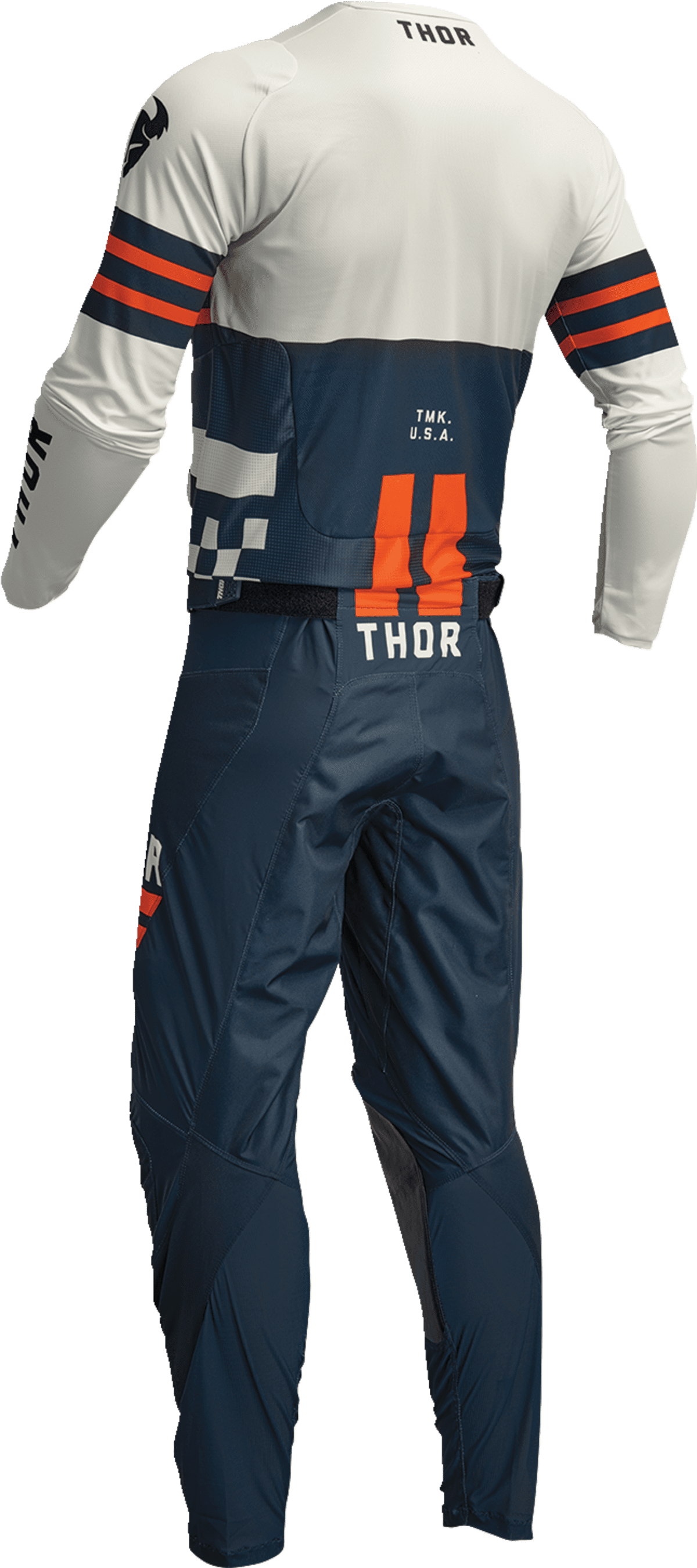 Thor trøje - Pulse combat minuit/blanc vintage - Thor