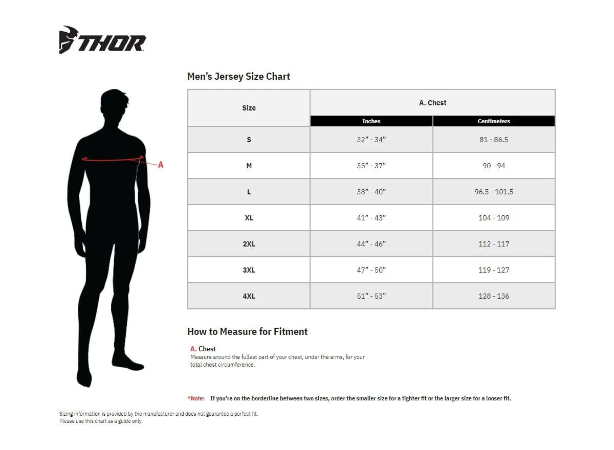 Thor Launchmode Brave Jersey - Black/Gray - Thor