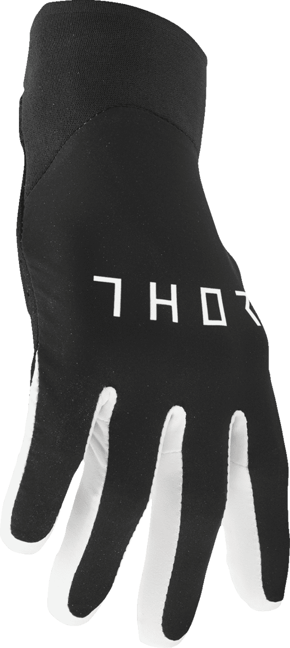 Thor handsker - Agile solid sort/hvid - Thor