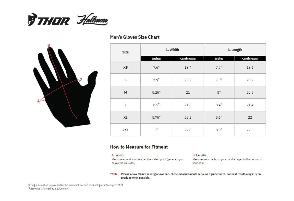 Thor Sportmode Iconic Gloves - Red - Thor