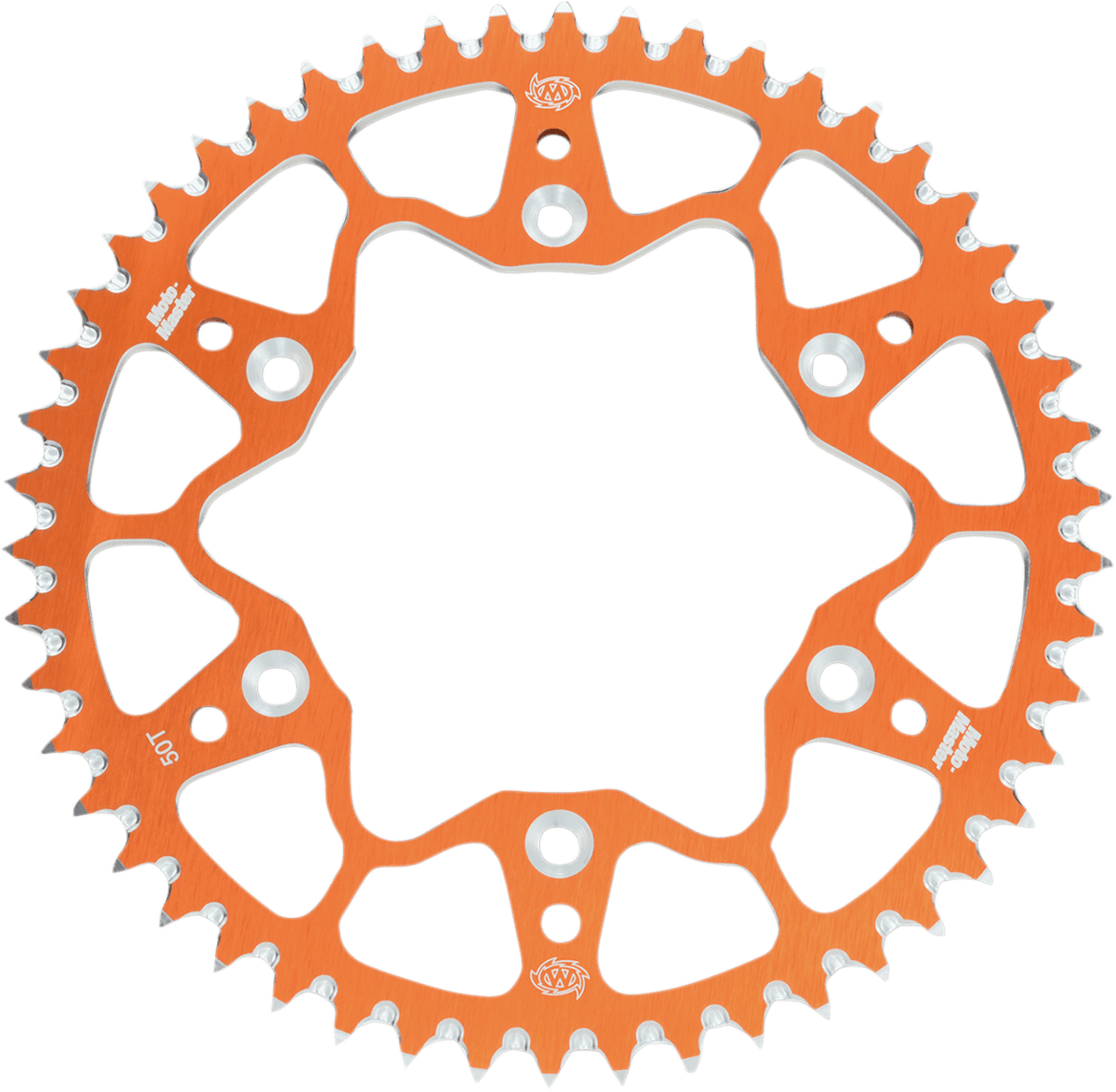 Moto-master bagtadhjul - SX65 alu orange 44T - Moto-Master - Motocross Parts