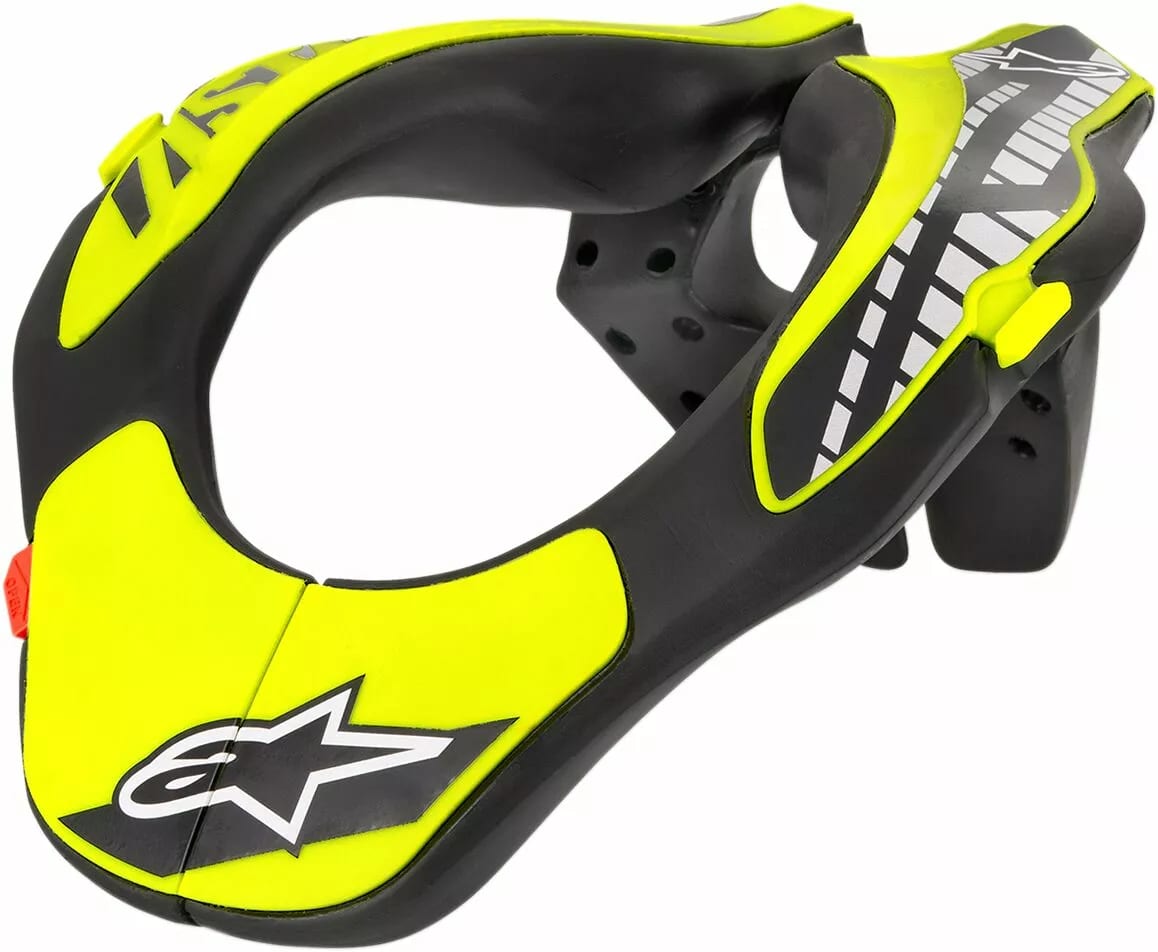 Alpinestars Youth nakkekrave sort/gul - Alpinestars - Motocross Parts