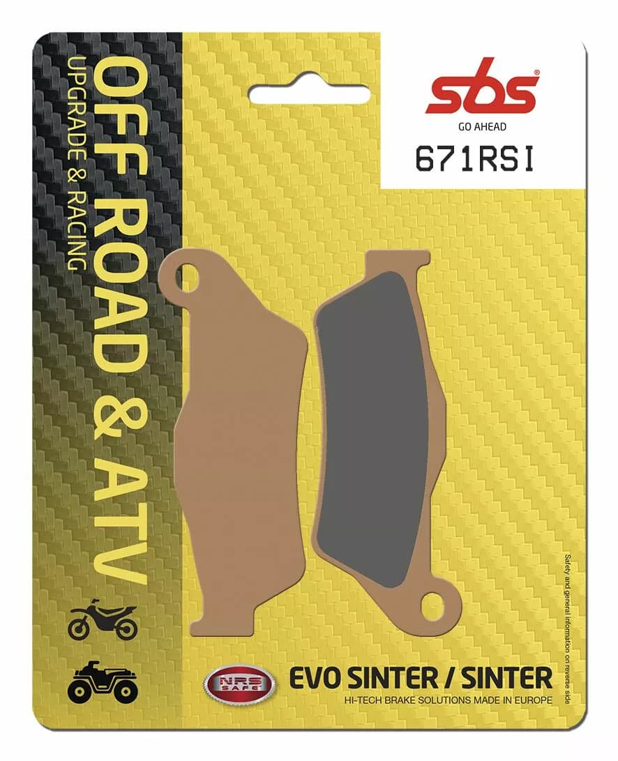 Sbs RSI Offroad Racing Plaquettes de frein frittées KTM 1992-2024 - SBS