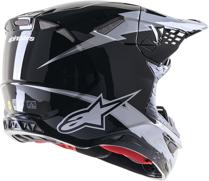 Alpinestars SM10 Helmet - Ampress black/white - Alpinestars