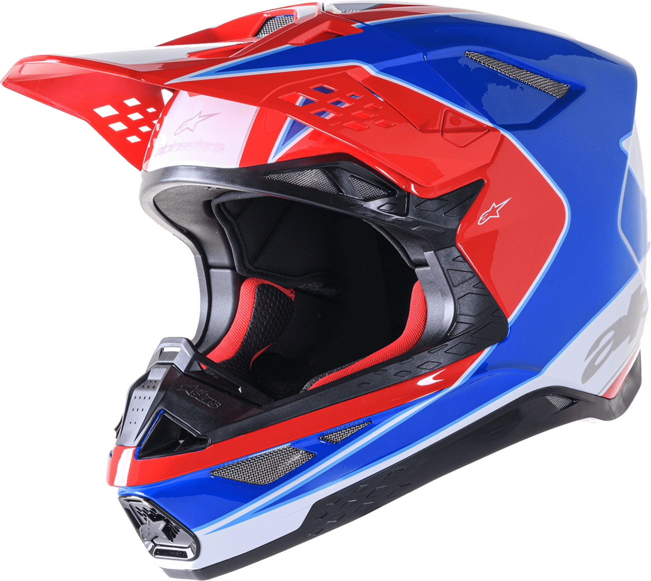 Alpinestars SM10 Hjelm - Aeon Red/Blue - Alpinestars