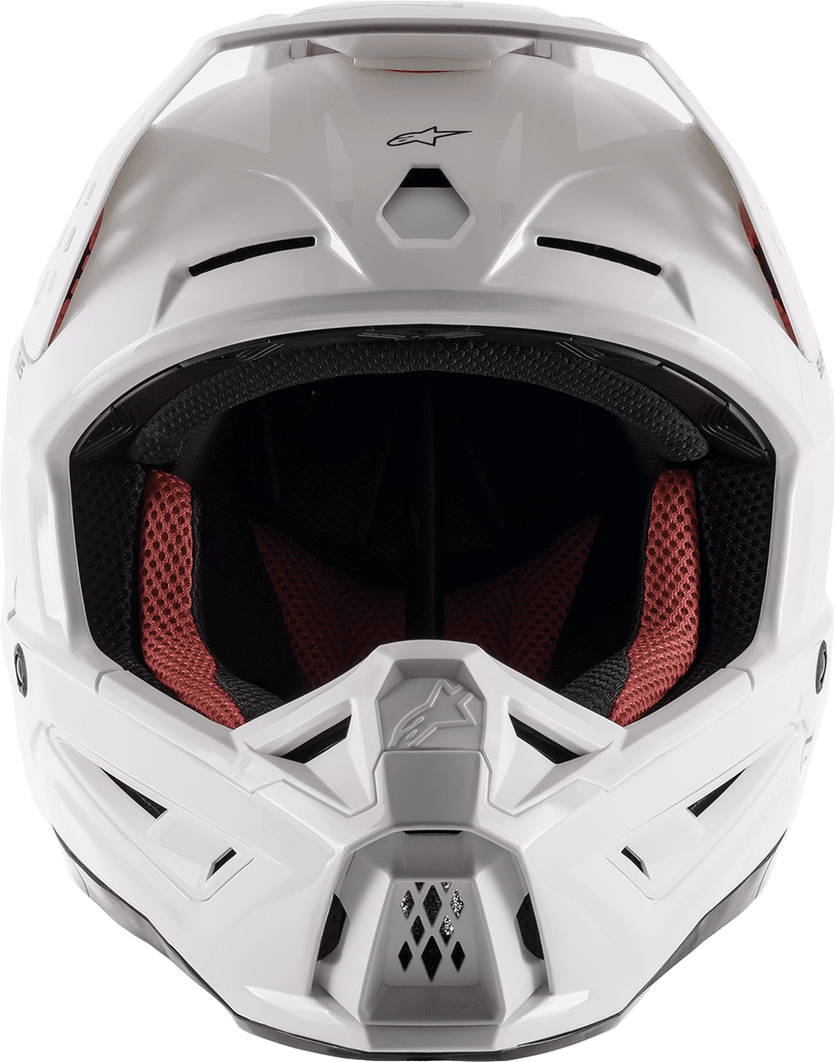Alpinestars SM5 Hjelm - Solid white - Alpinestars