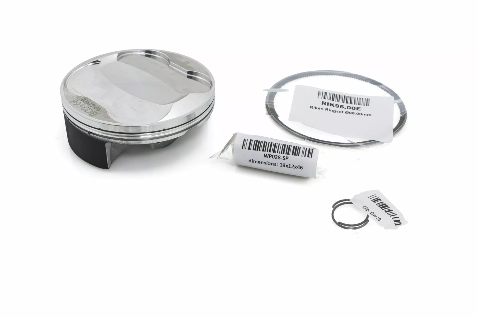 Wossner 4 Stroke Piston Kit PIST KIT CRF450R 17+ Honda CRF450R 2017-... - Wössner