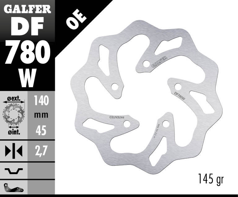 Galfer Wave® Brake Rotor KTM 50 SX 2006-2023 - Galfer