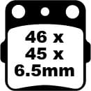 Ebc TT Sport Carbon Fusion bremseklodser Yamaha 1989-... - EBC