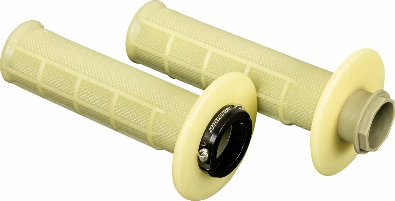 Renthal MX R-Works Lock-On Grips - Half Waffle ARAMID - Renthal