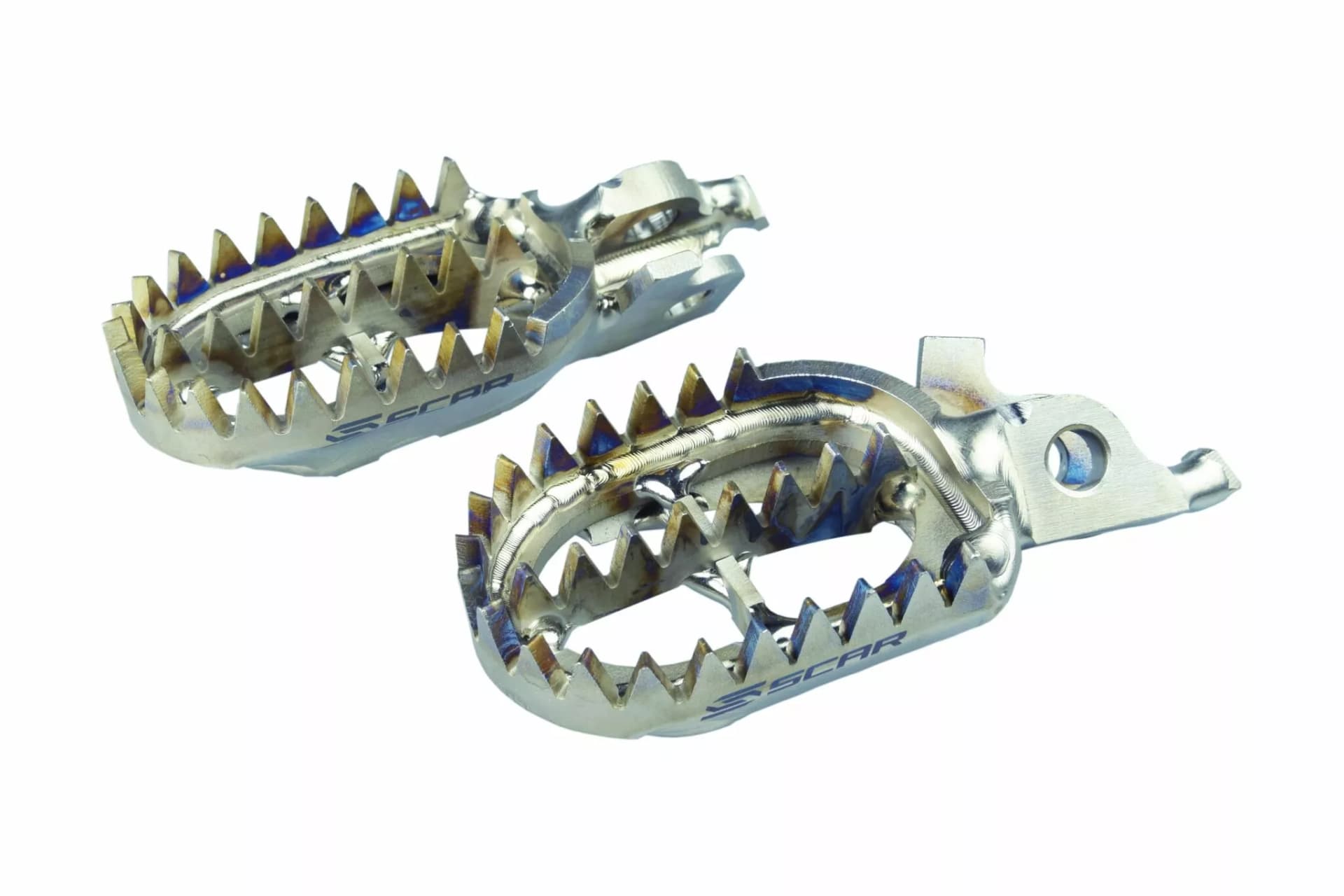 Scar Titanium Footpegs Honda 2002-... - Scar