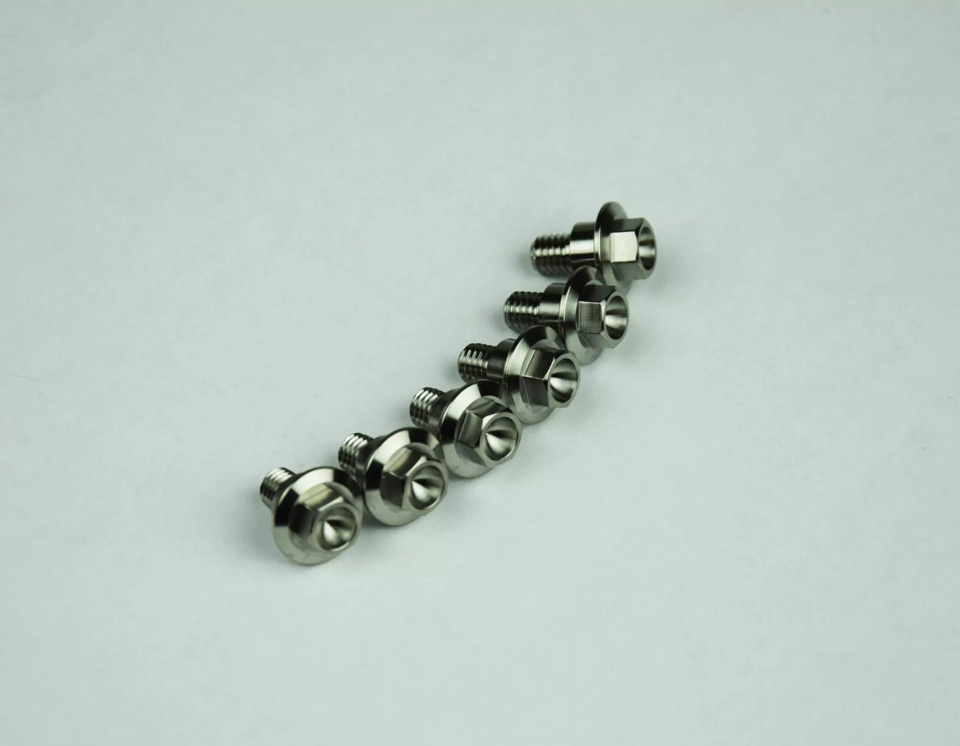 Scar 6 x Titanium hex head flange bolt Ktm Fork Guard bolt M6 x 12 - titanium Gr - Scar