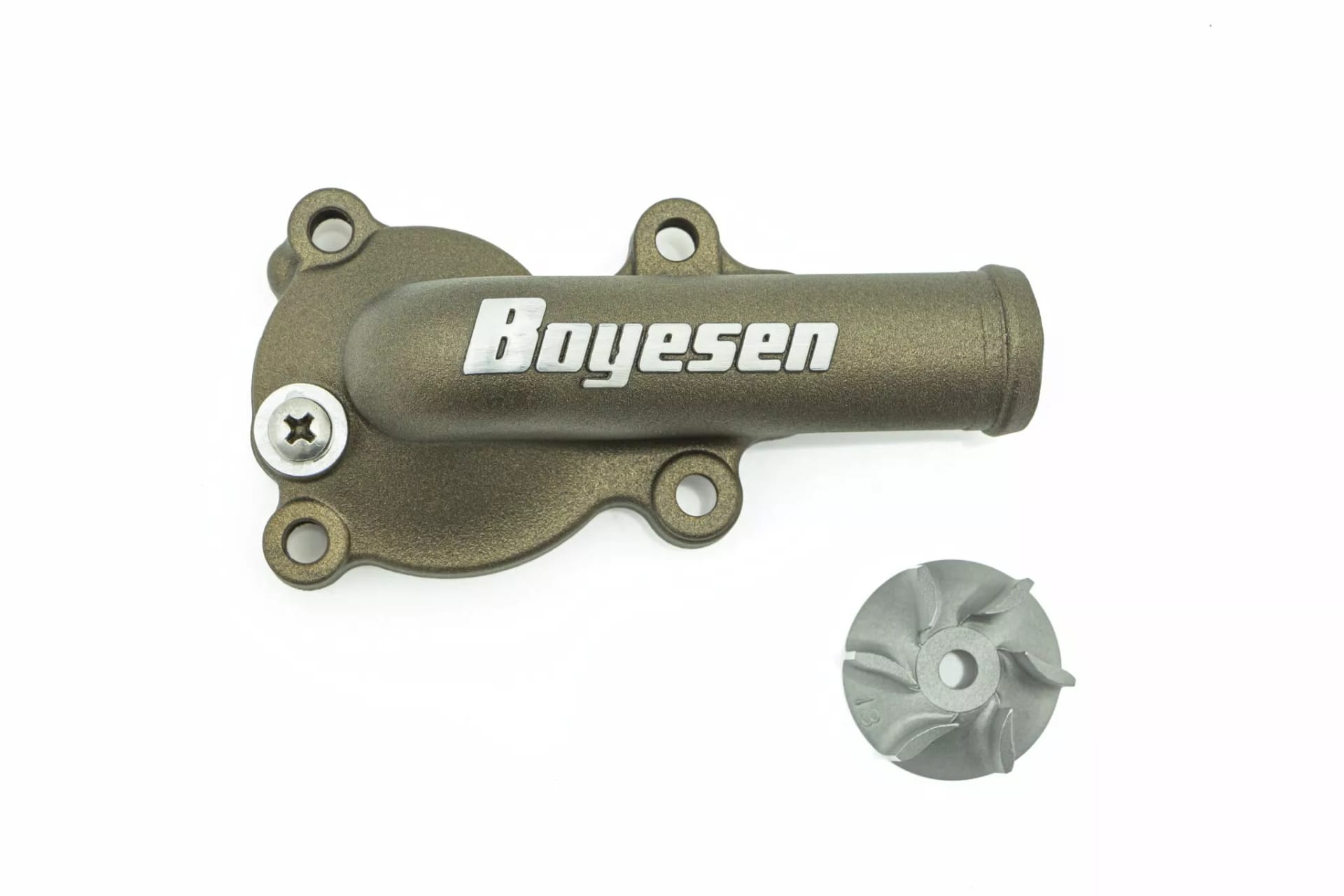 Boyesen Supercooler Water Pump Cover &amp ; Impeller Kit Kawasaki 2019-2024 - Boyesen