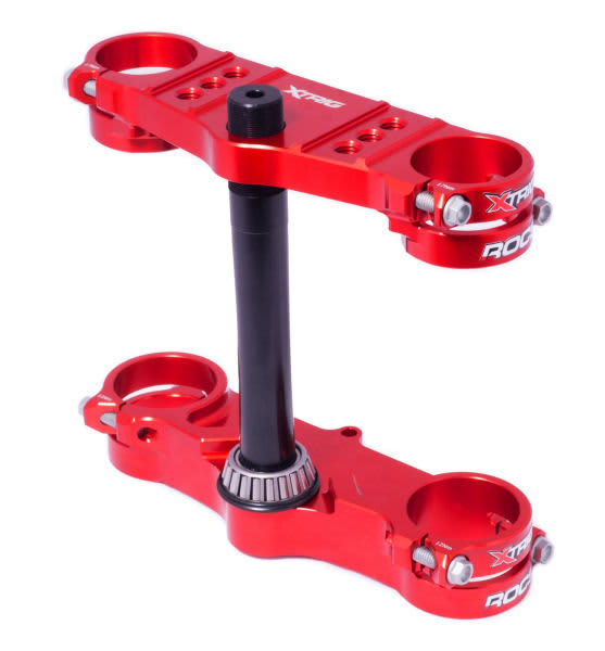 X-Trig Triple Clamp Kit - 28 MM Off Set Red - X-Trig