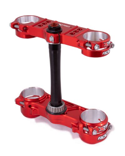 X-Trig ROCS Triple Clamp Kit - 20-22mm Offset Red - X-Trig
