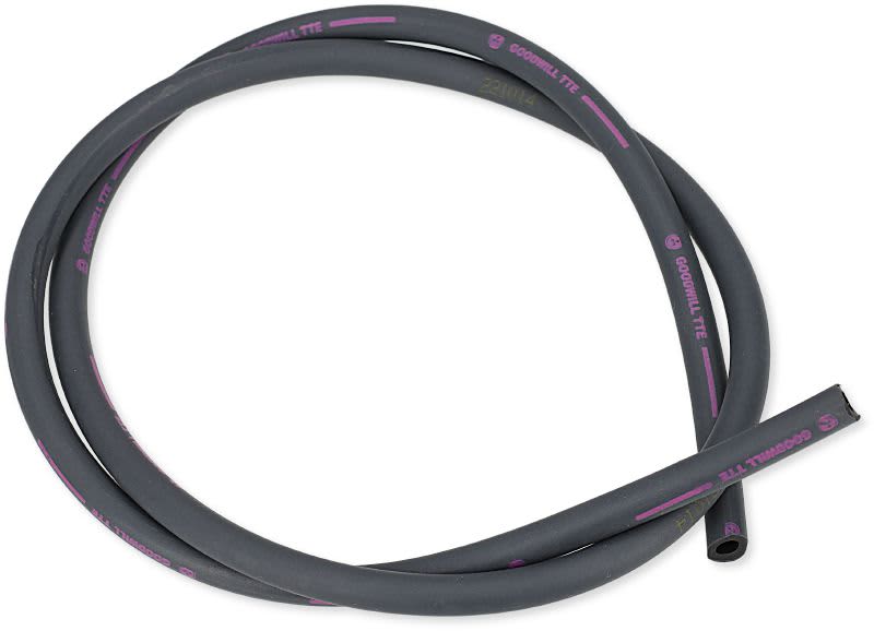 Benzinslange 5x9 grå NBR - Stylepro - Motocross Parts