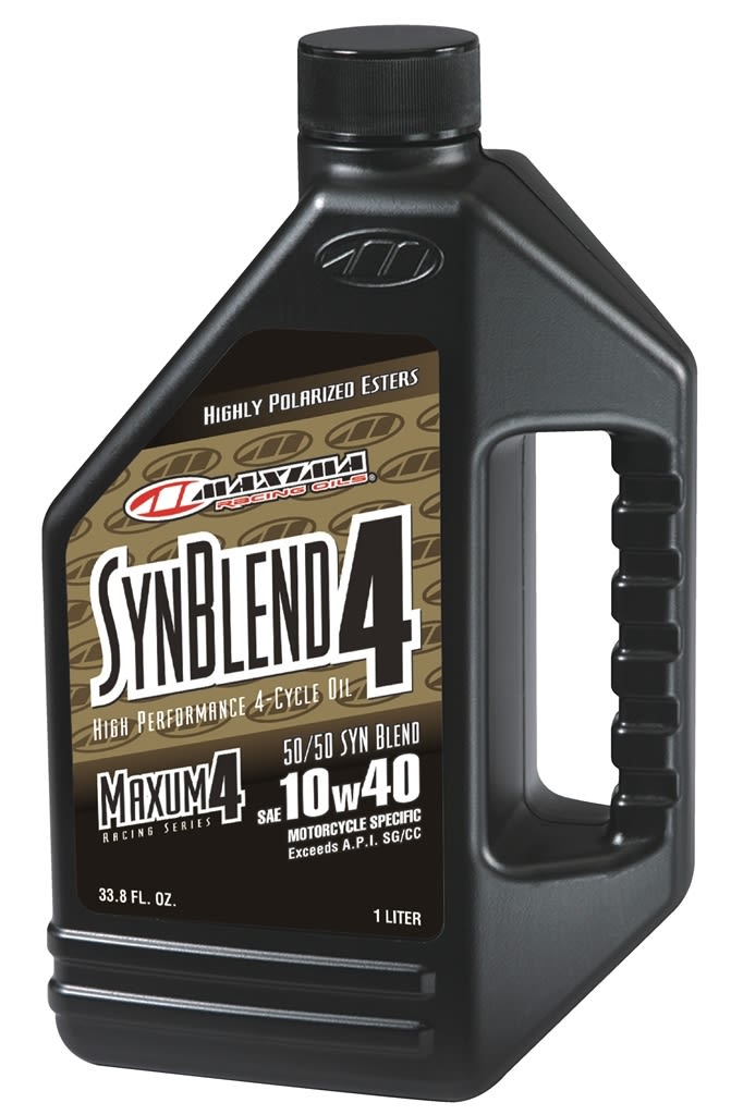 Maxima SynBlend Ester 10w40 - 1 liter - Maxima Racing Oils - Motocross Parts