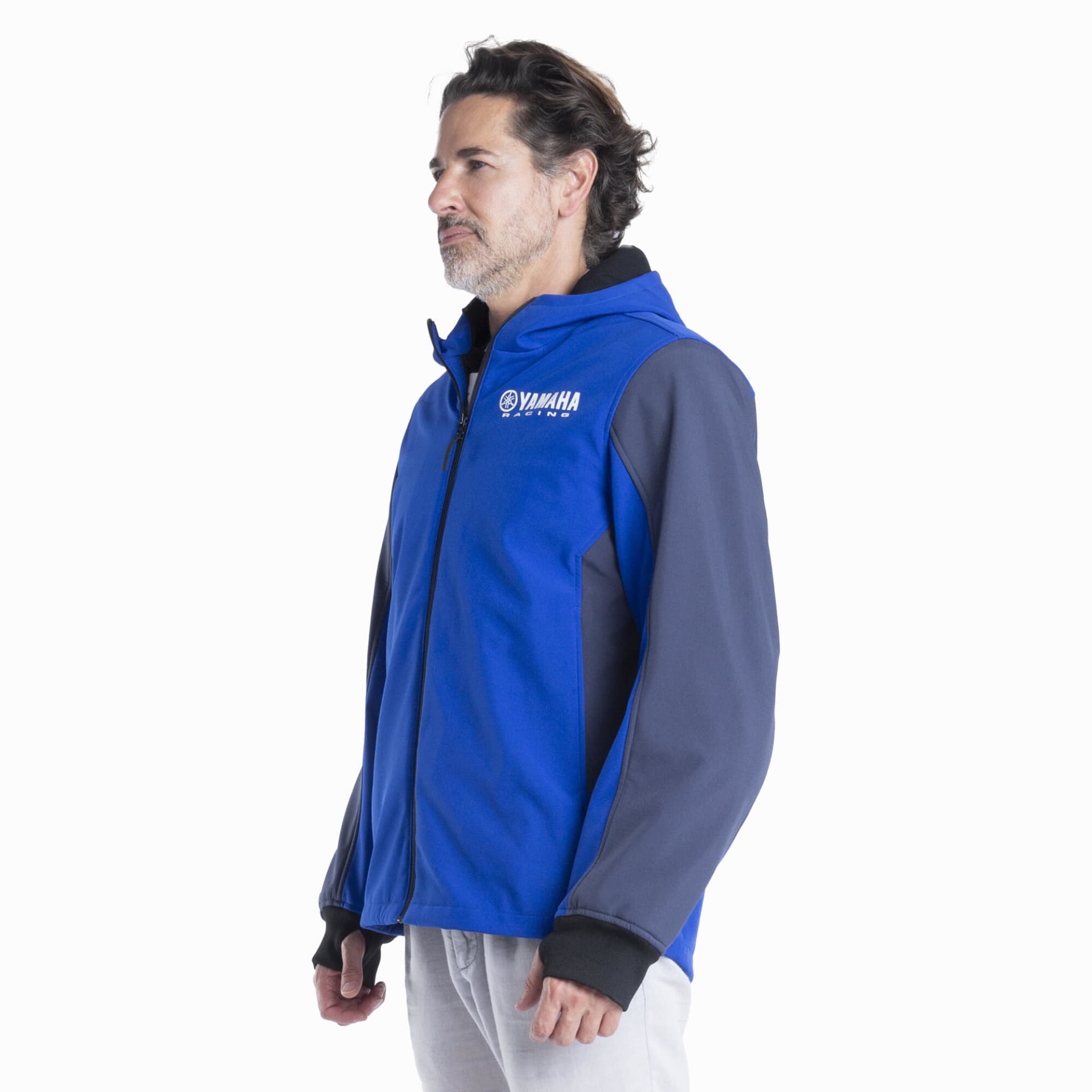 Yamaha Paddock Blue softshell driving jacket for men - Yamaha
