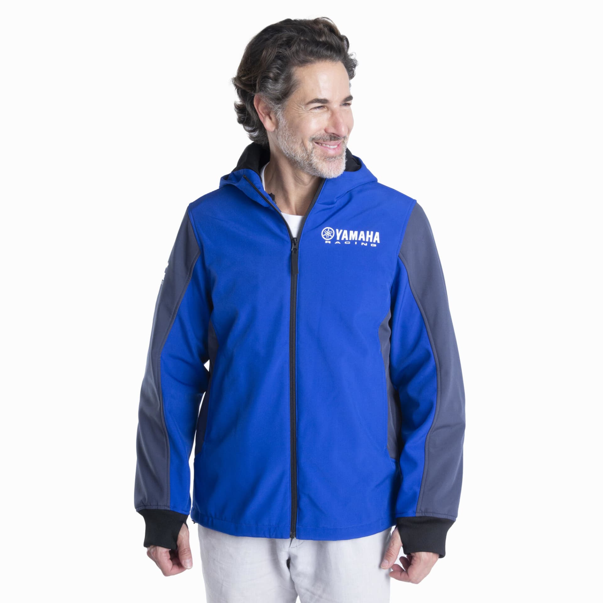 Yamaha Paddock Blue softshell driving jacket for men - Yamaha