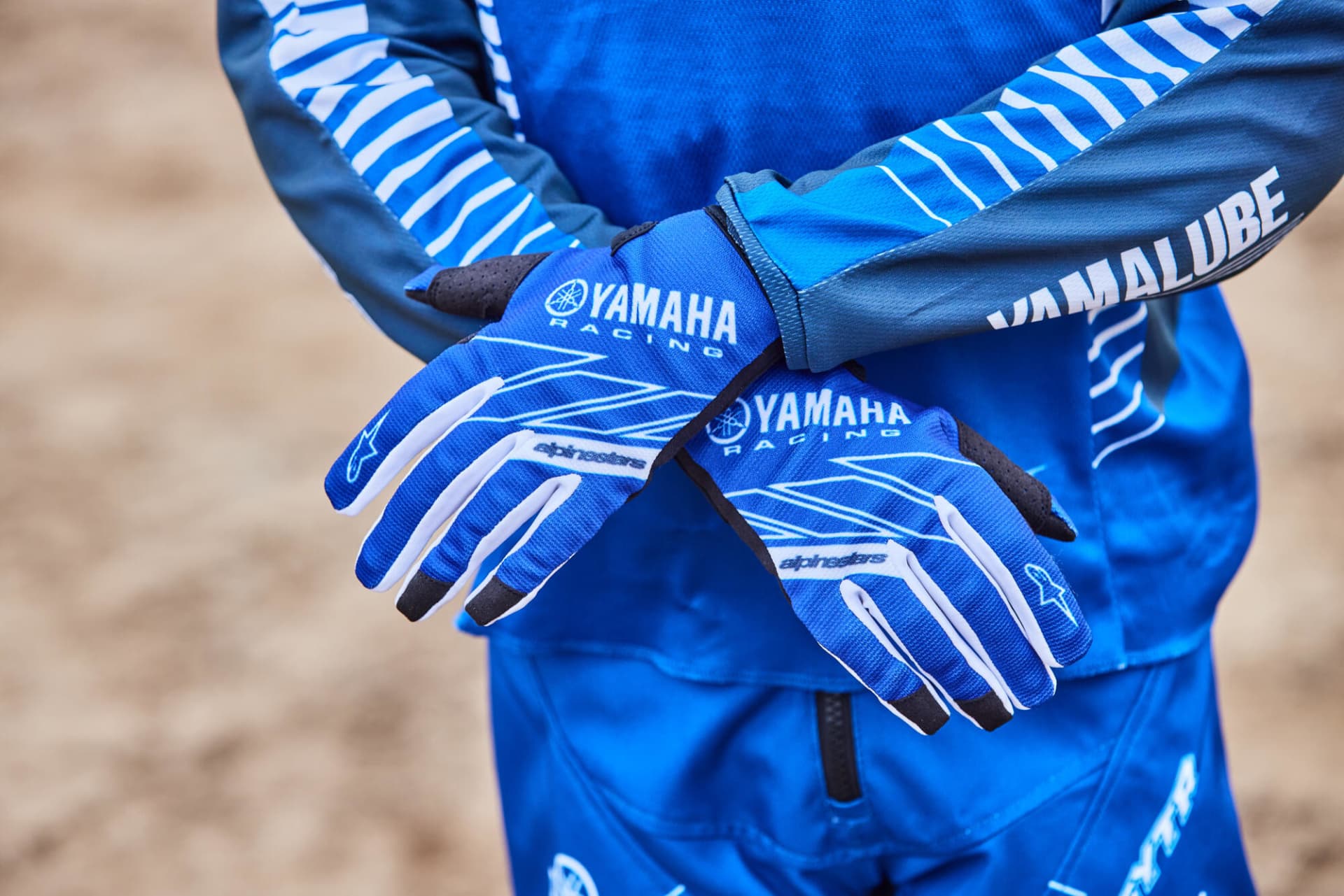 Yamaha Alpinestars cross gloves for kids - Yamaha