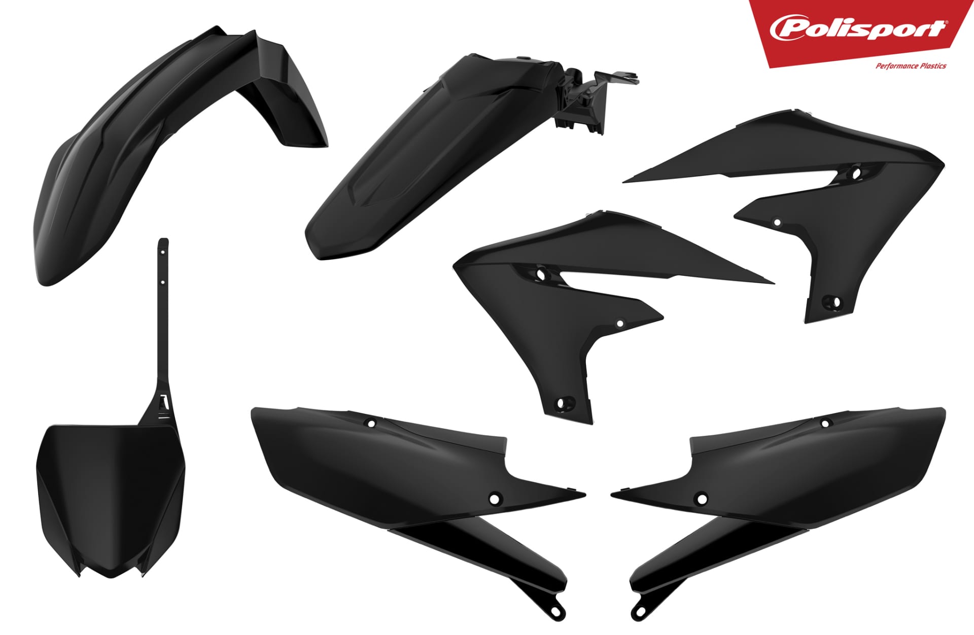 Polisport Bausatz Yamaha YZ450F(18) schwarz - Polisport - Motocross Parts