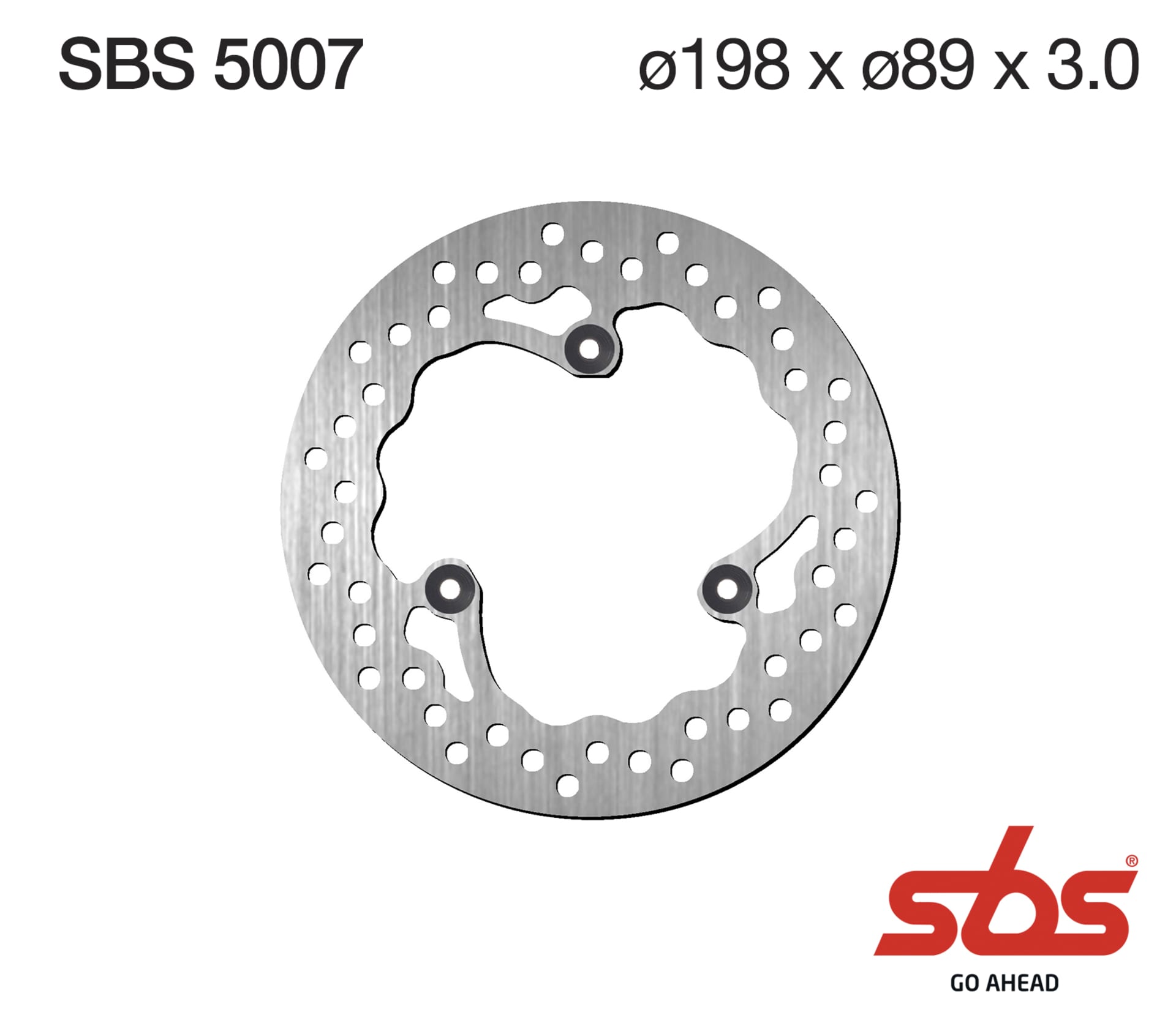 Sbs bremseskive Standard Rund KTM 65 SX 1998-2023 - SBS