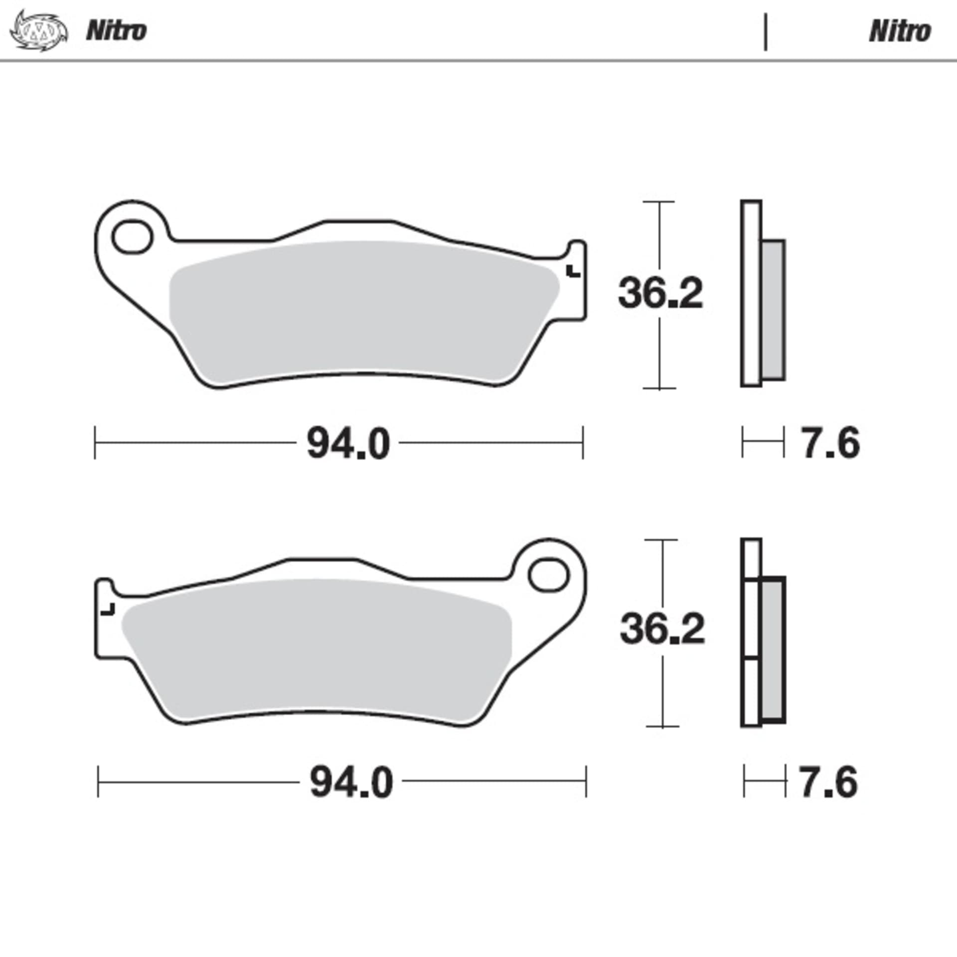 Moto-Master Bremsbeläge KTM/GASGAS/Husqvarna vorne - Moto-Master - Motocross Parts