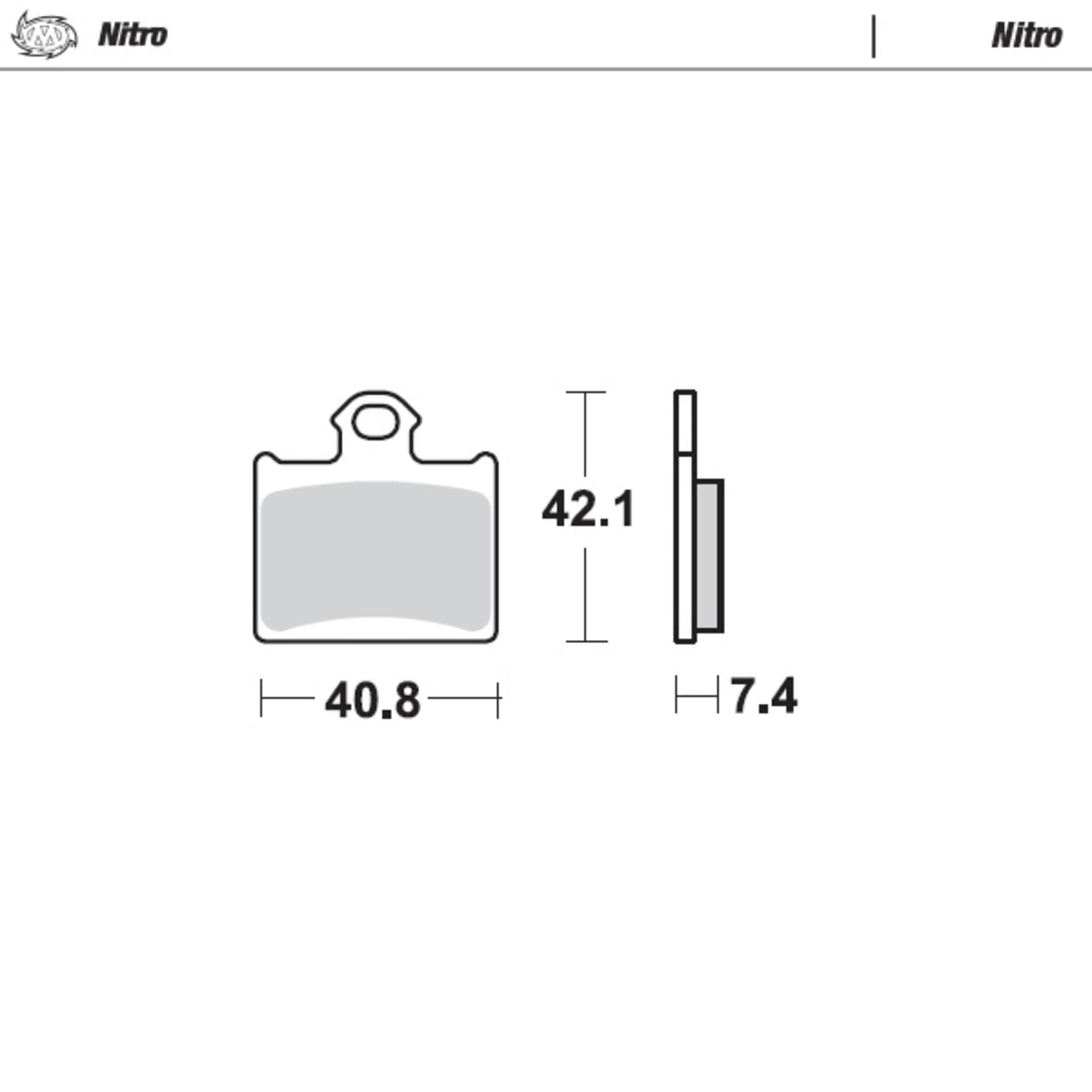 Moto-Master Bromsbelägg KTM bak: Freeride E 2012>, SX85 2012>, Freeride 350 2012 - Moto-Master - Motocross Parts