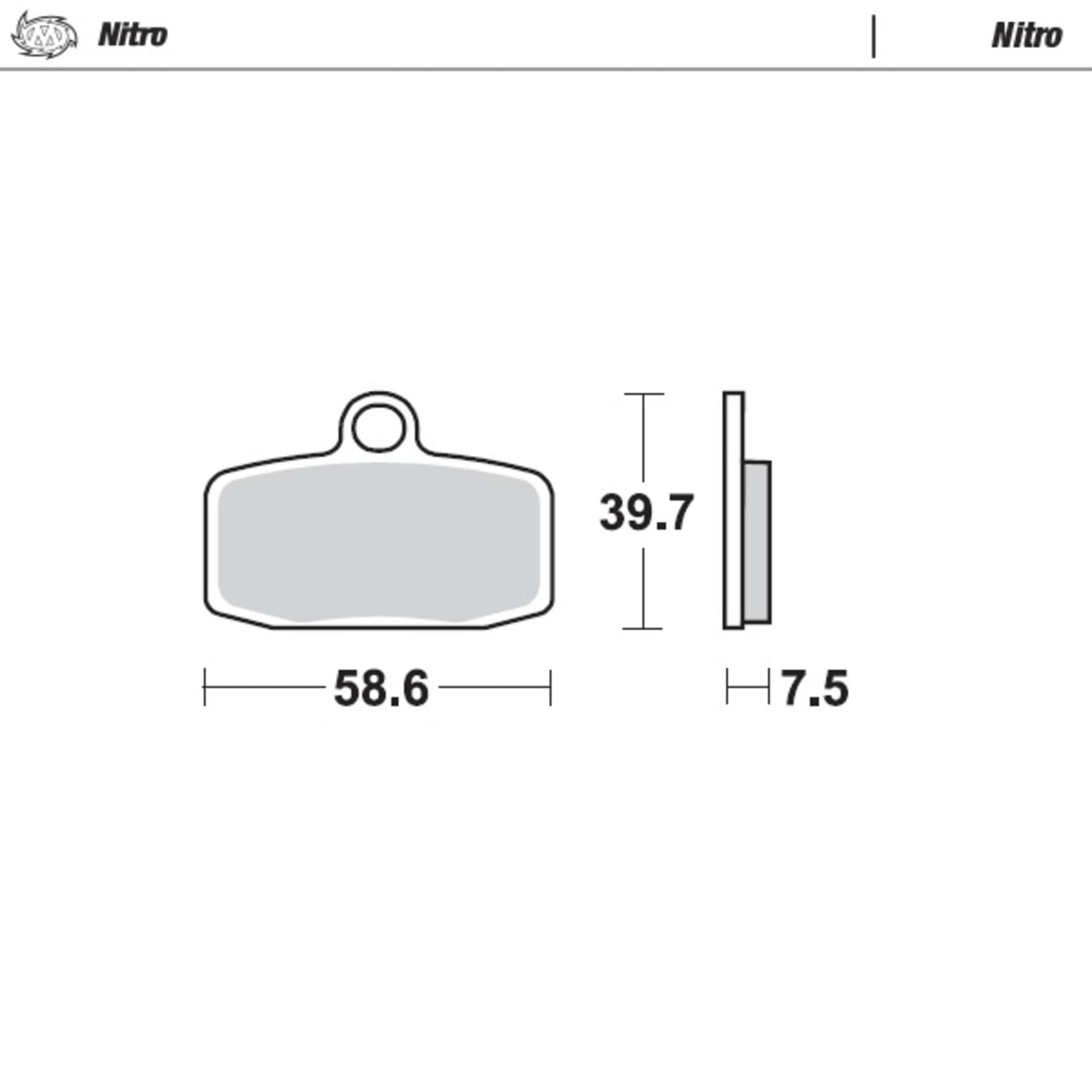 Moto-Master Brakepads KTM front: Freeride E 2012>, SX85 2012>, Freeride 350 201 - Moto-Master - Motocross Parts