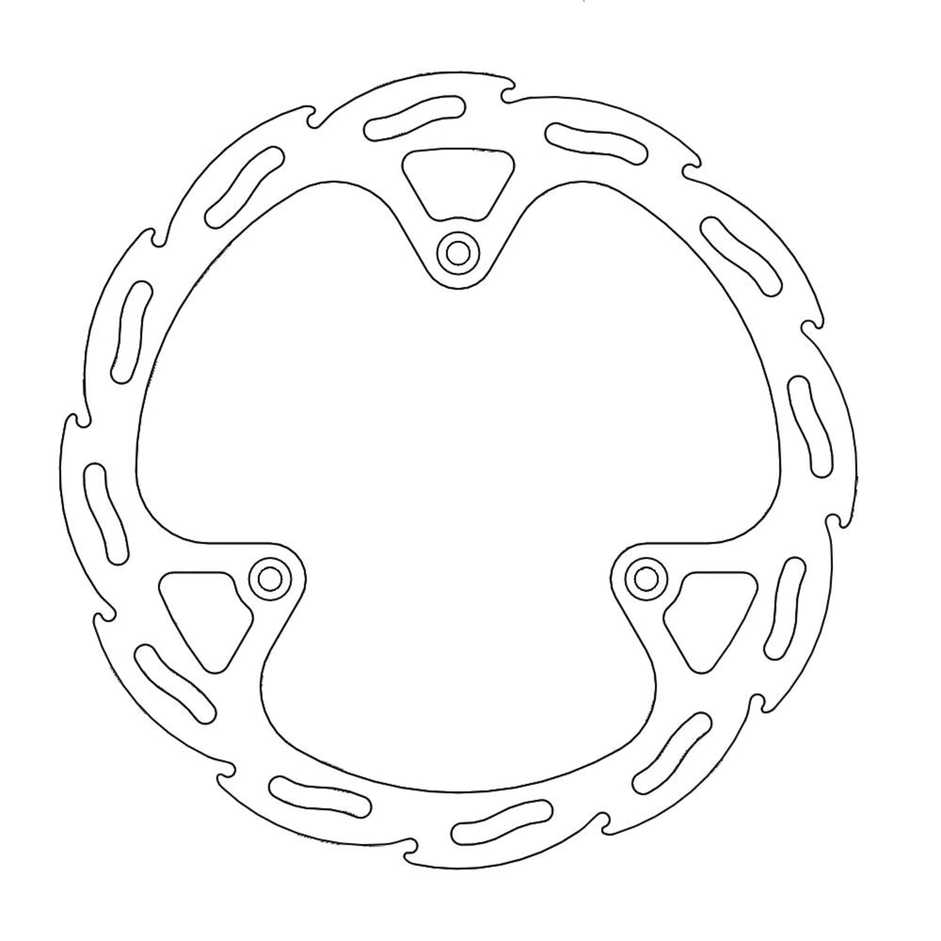 Moto-Master Flame Brakedisc front Yamaha: YZ 80-85 - Moto-Master - Motocross Parts