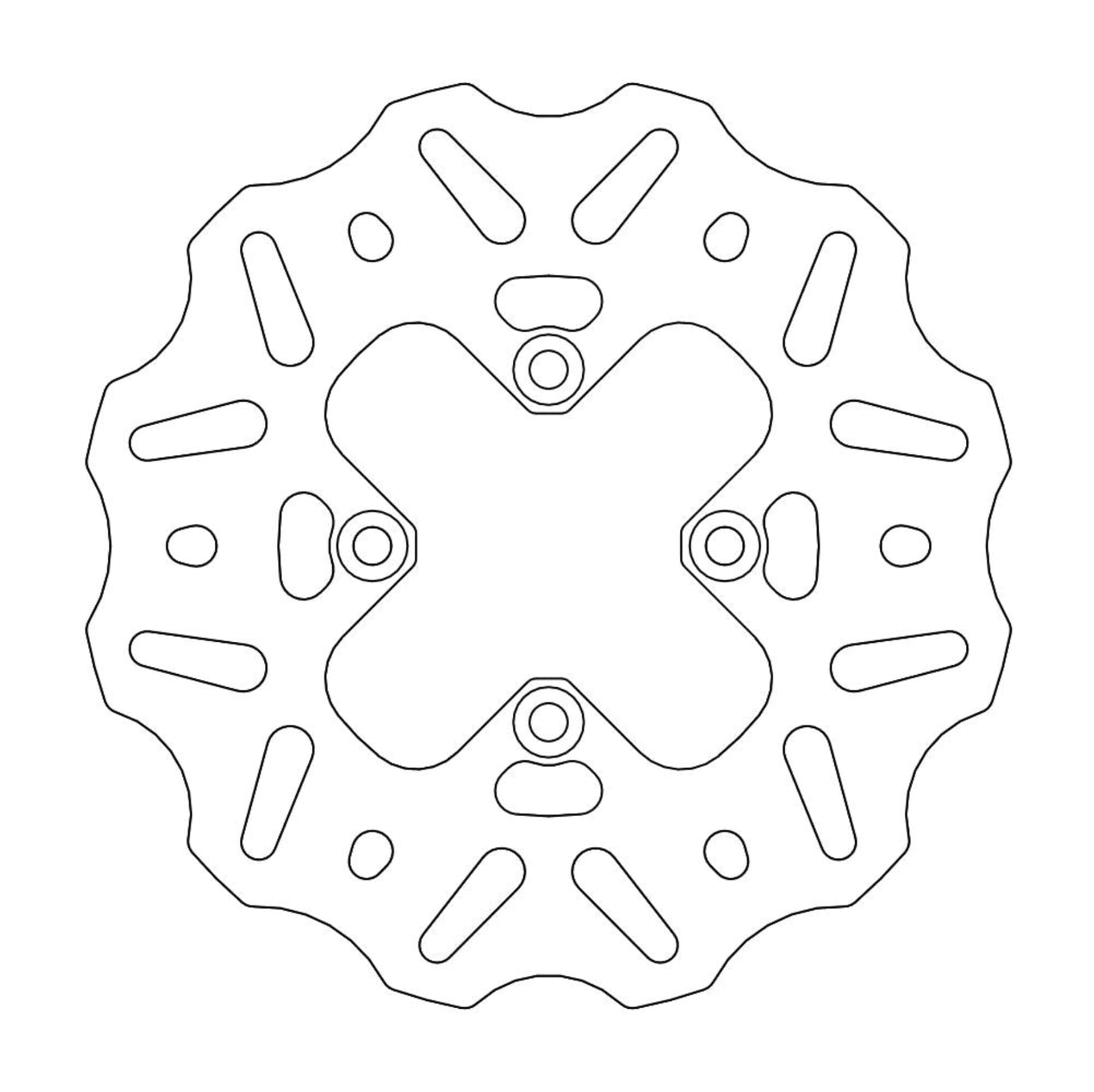 Moto-Master Nitro Brakedisc arrière SX65 - Moto-Master - Motocross Parts