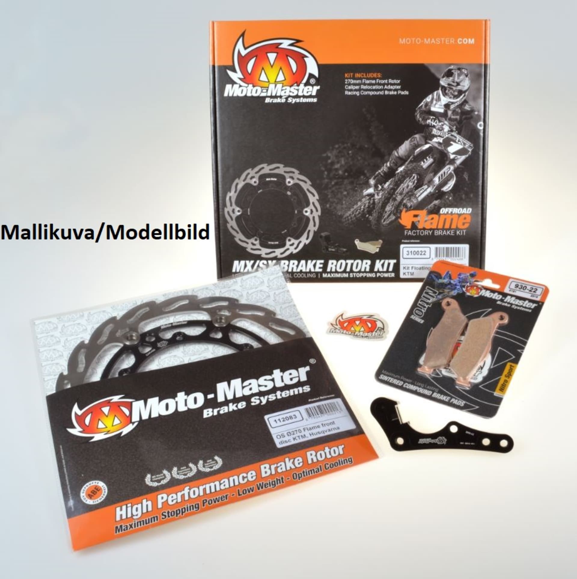 Moto-Master Kit Flottant 270 Offroad Suzuki (disque-Adaptateur-Patins de frein) - Moto-Master