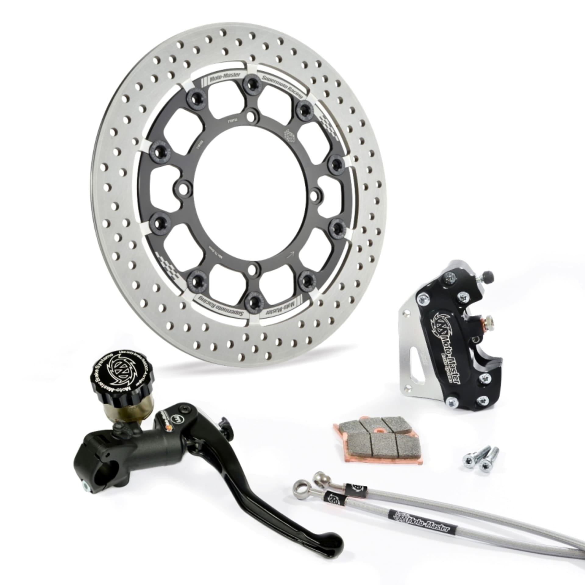 Motomaster Kit Supermoto Racing Yamaha: YZ, YZF 320mm Halo T-Floater Scheibe (No H - Moto-Master - Motocross Parts