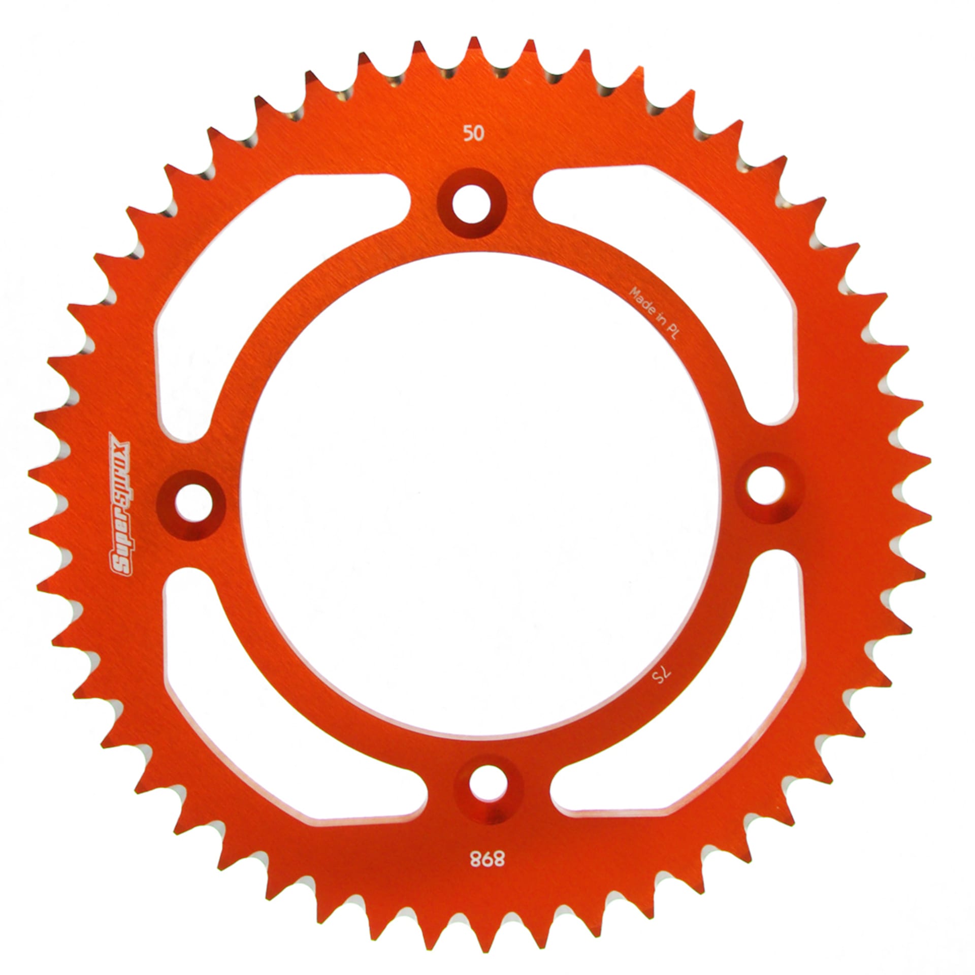 Supersprox bakre kedjehjul Alu 49t Orange - SX/MC/TC 85 - Supersprox - Motocross Parts