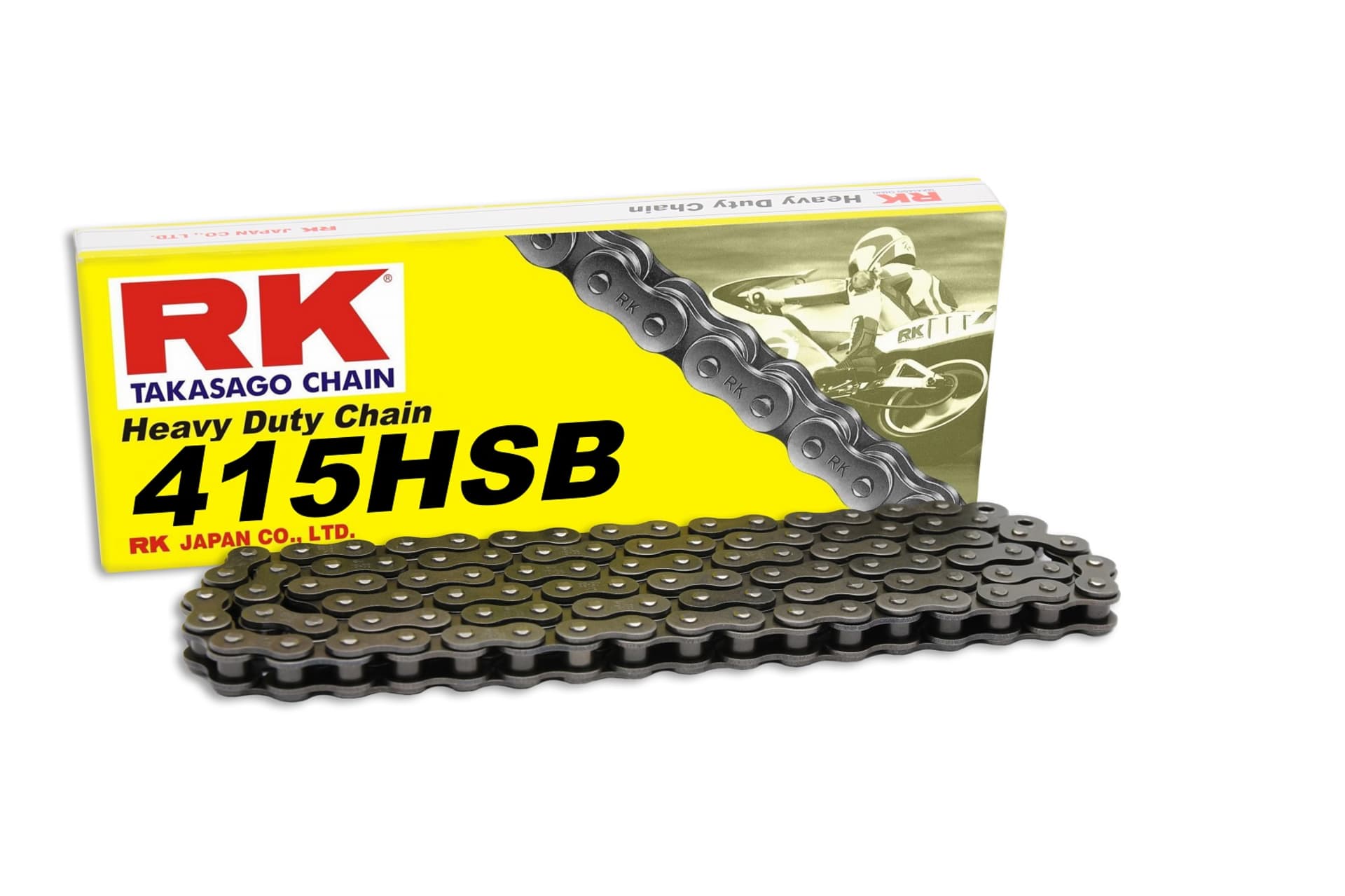 RK 415HSB Kedja +CL (Anslut.länk) - RK Japan - Motocross Parts