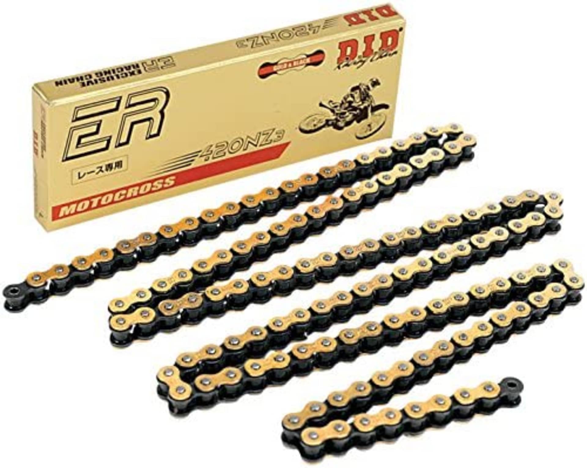 D.I.D 420NZ G&B chain + connecting link - 120 links - D.I.D - Motocross Parts