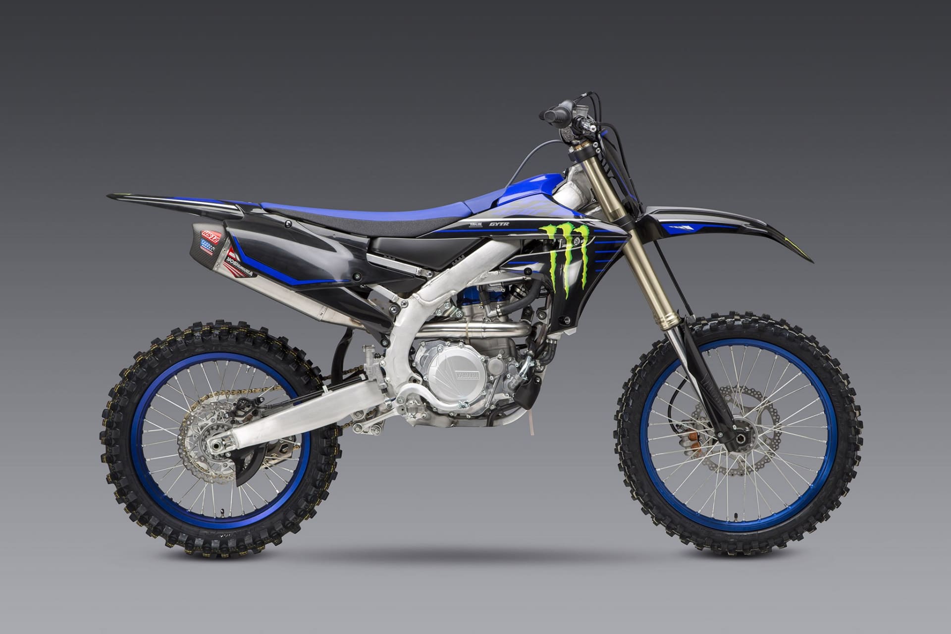 Yoshimura YZ450F 20-21 RS-12 Stainless Full Exhaust, w/ Aluminum Muffler - Yoshimura