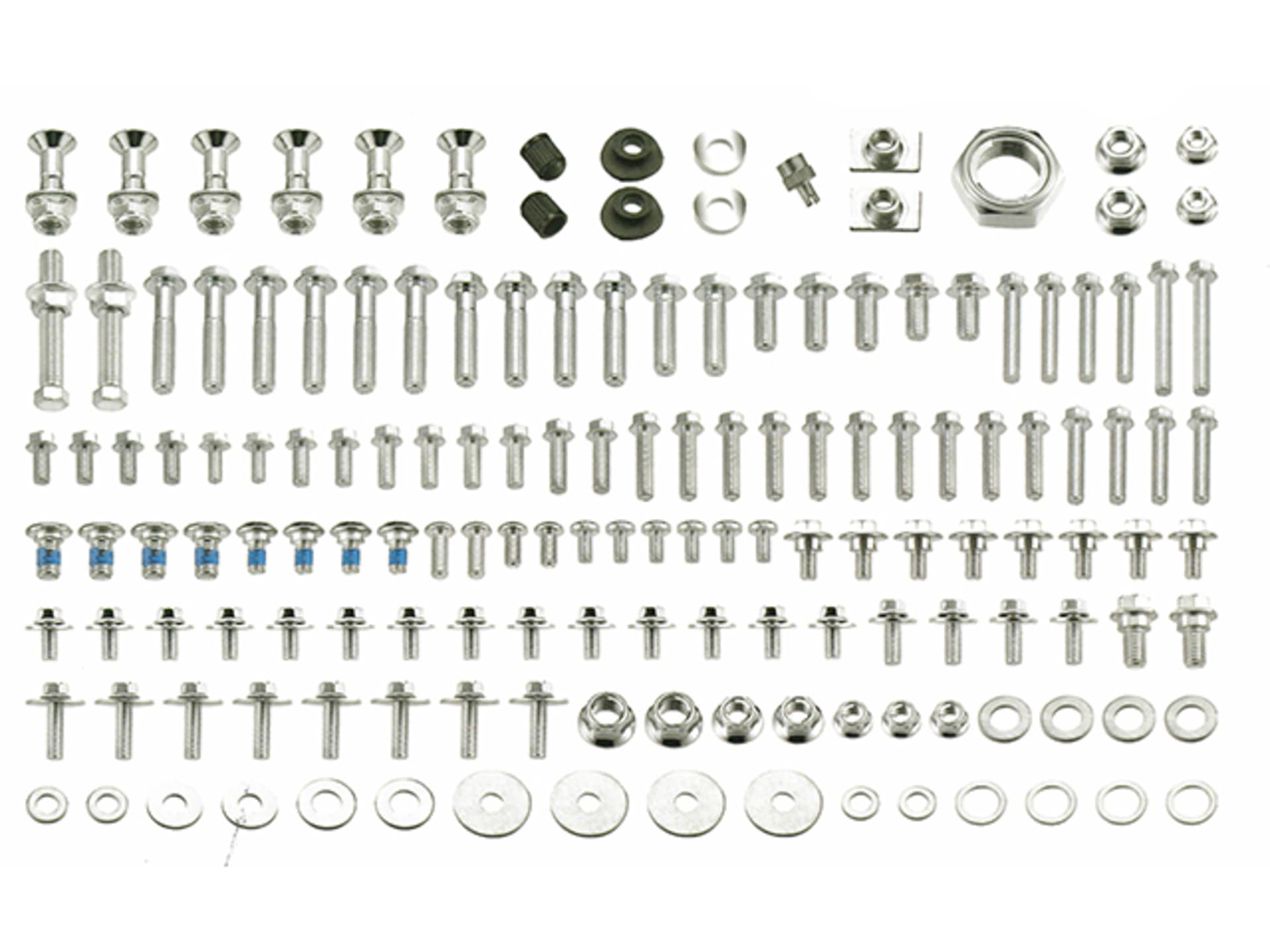 Sixty5 Complete Hardware Pack Kawasaki 168 pcs - Sixty5 - Motocross Parts
